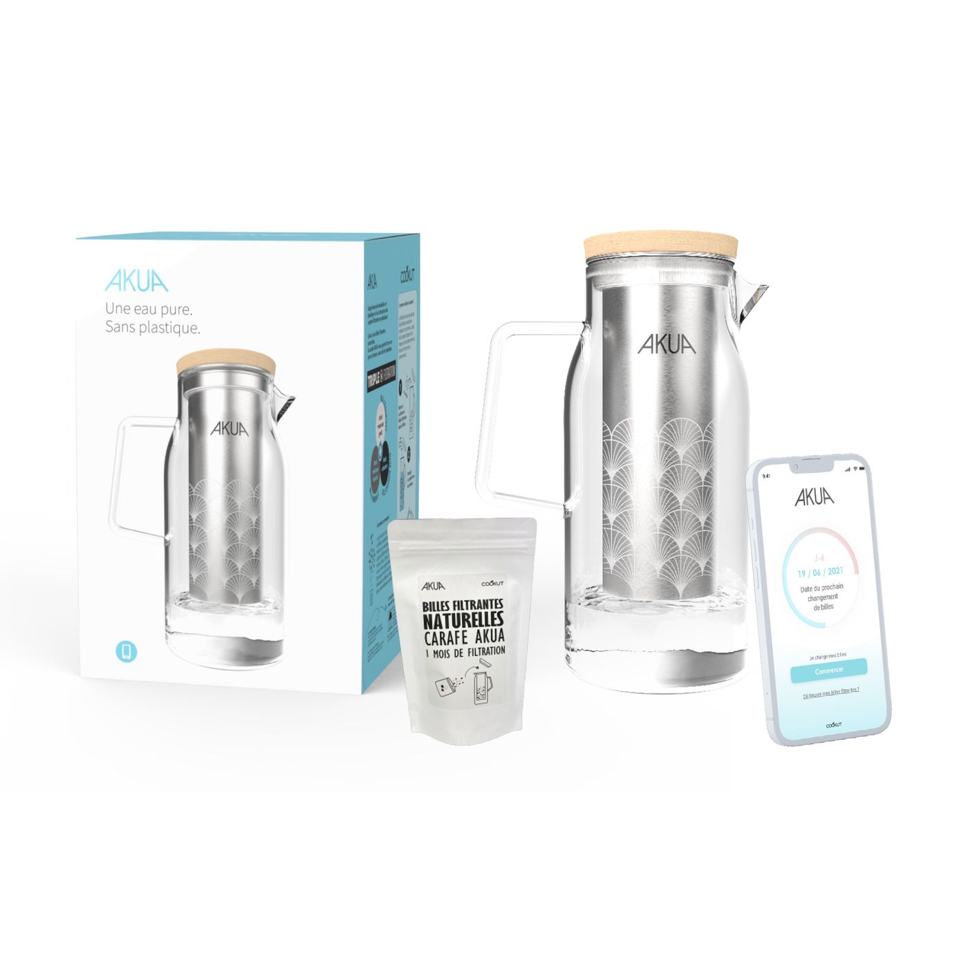 Carafe filtrante AKUA